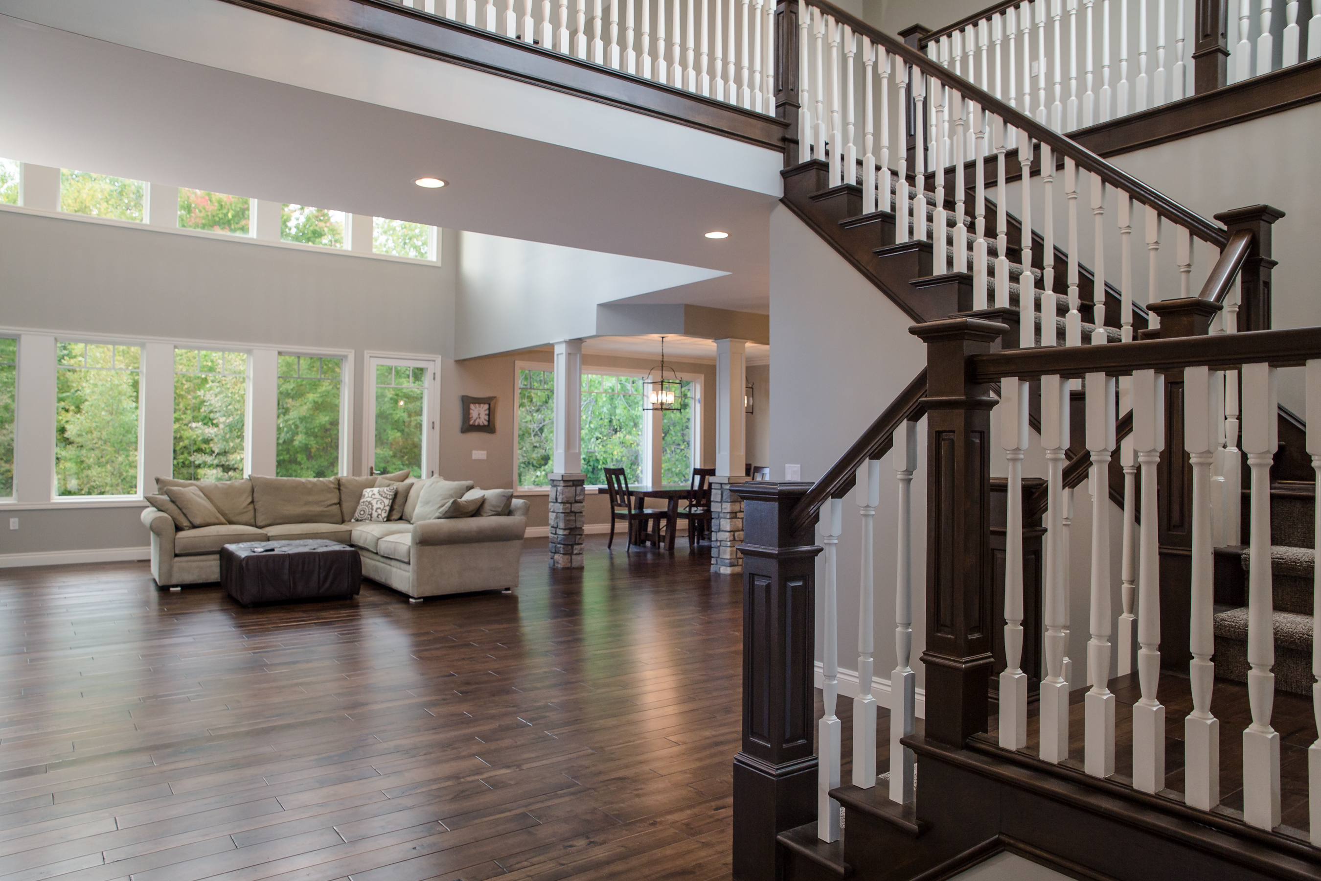 Woodline Building Company Project: Two-Story Craftsman Foyer