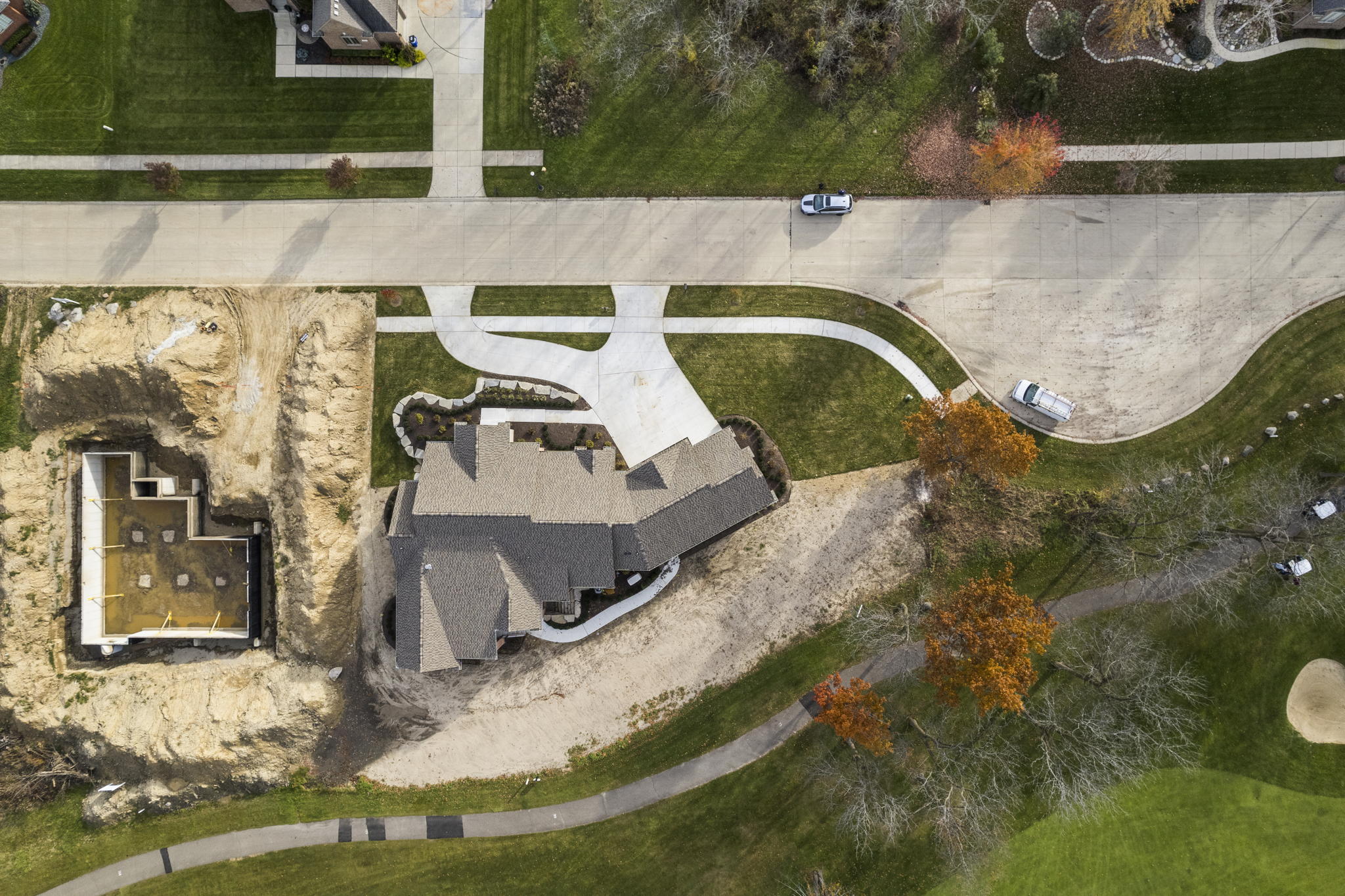 Woodline Building Company Project: Brick Ranch Top View