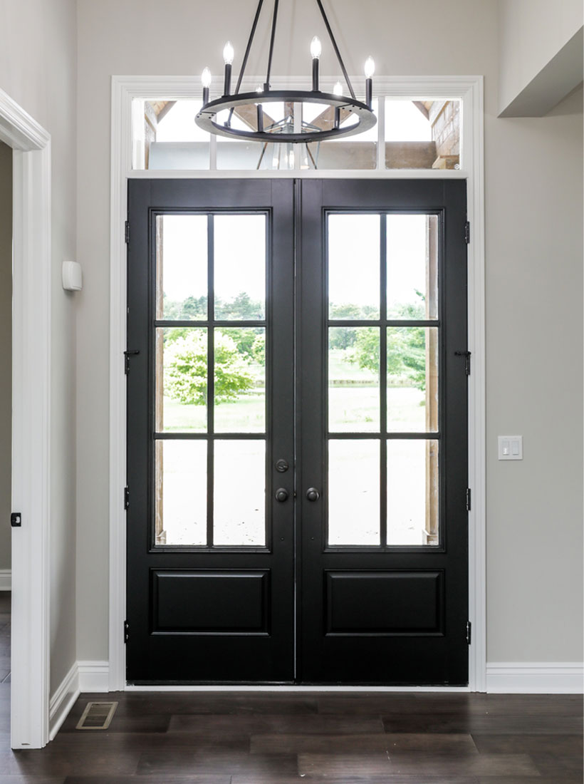 Woodline Building Company Project: Contemporary Farmhouse Front Door