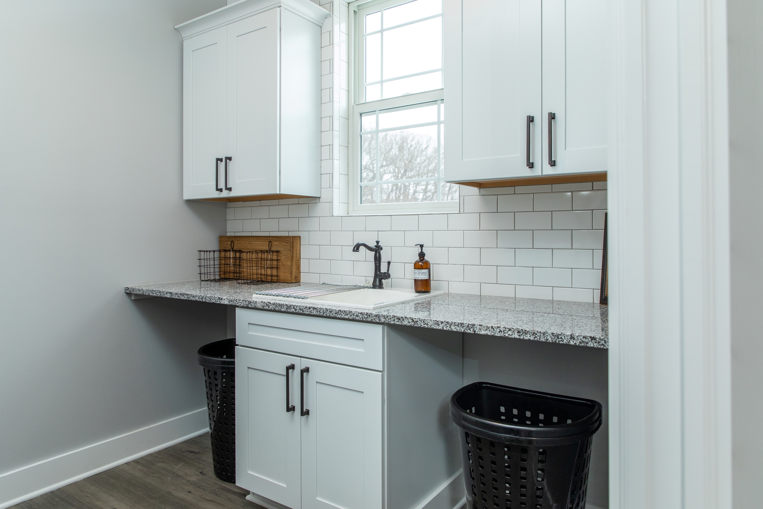 Woodline Building Company Project: Modern Farmhouse Laundry Room