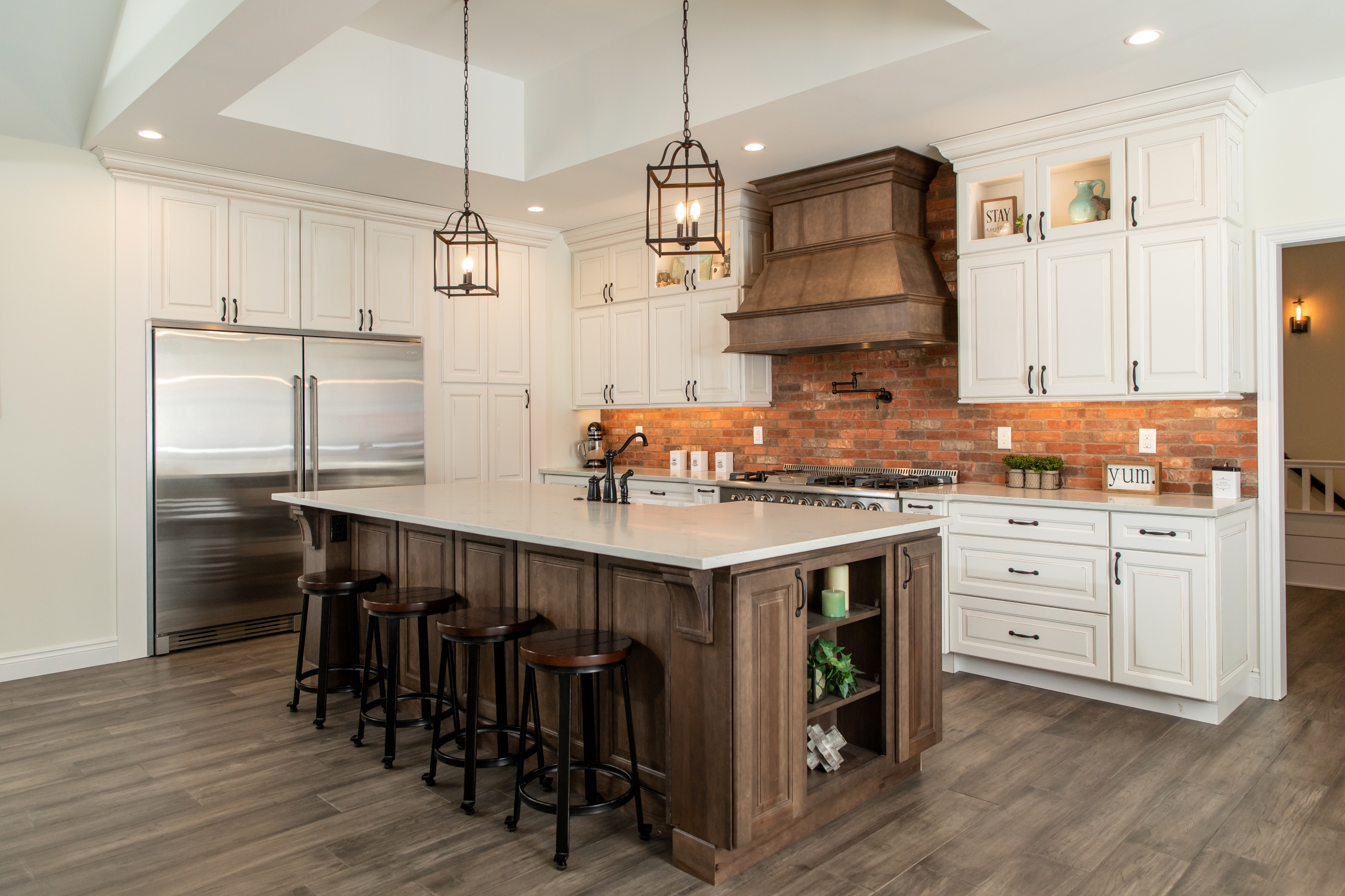 Woodline Building Company Project: Modern Rustic Ranch Kitchen