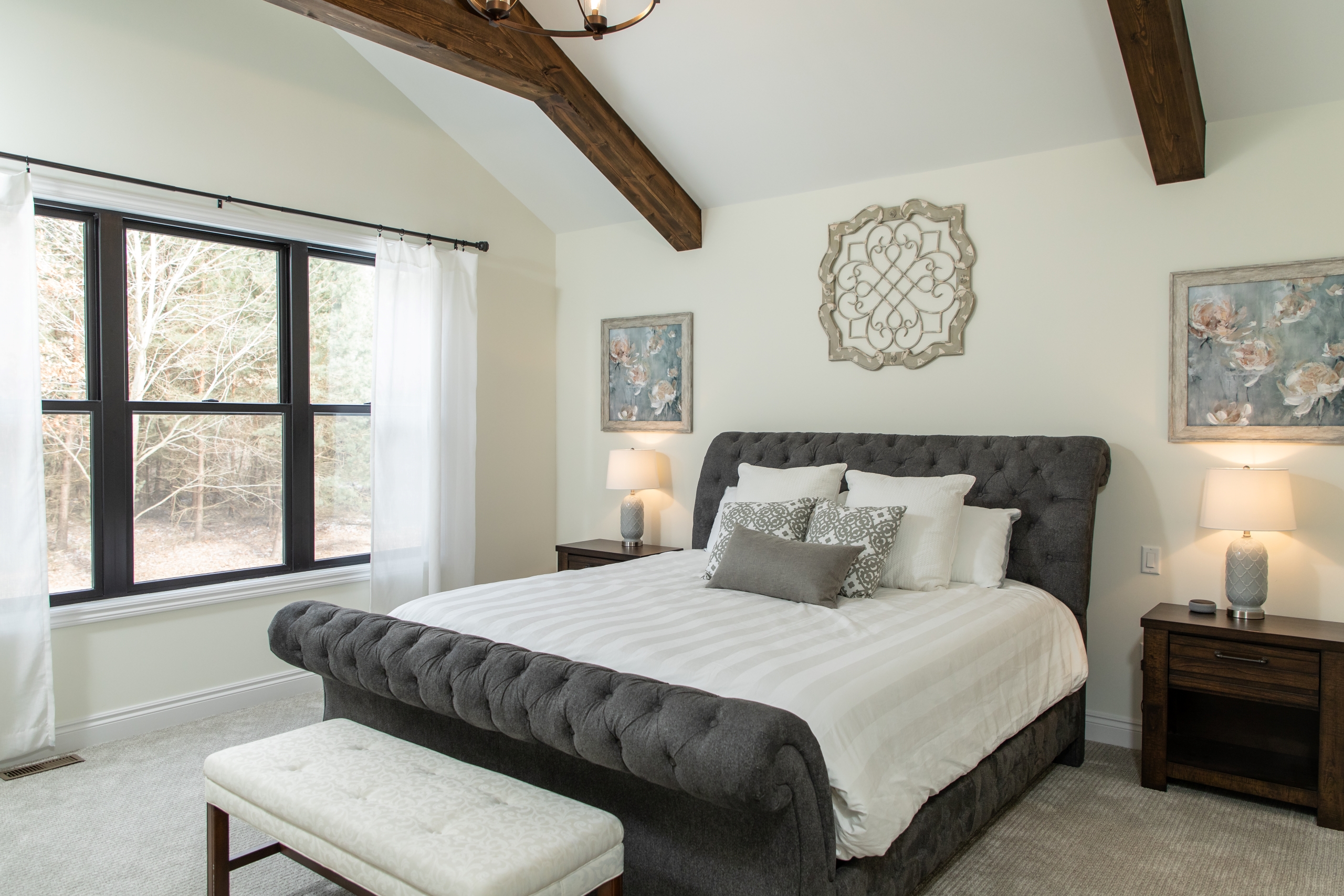 Woodline Building Company Project: Modern Rustic Ranch Master Bedroom