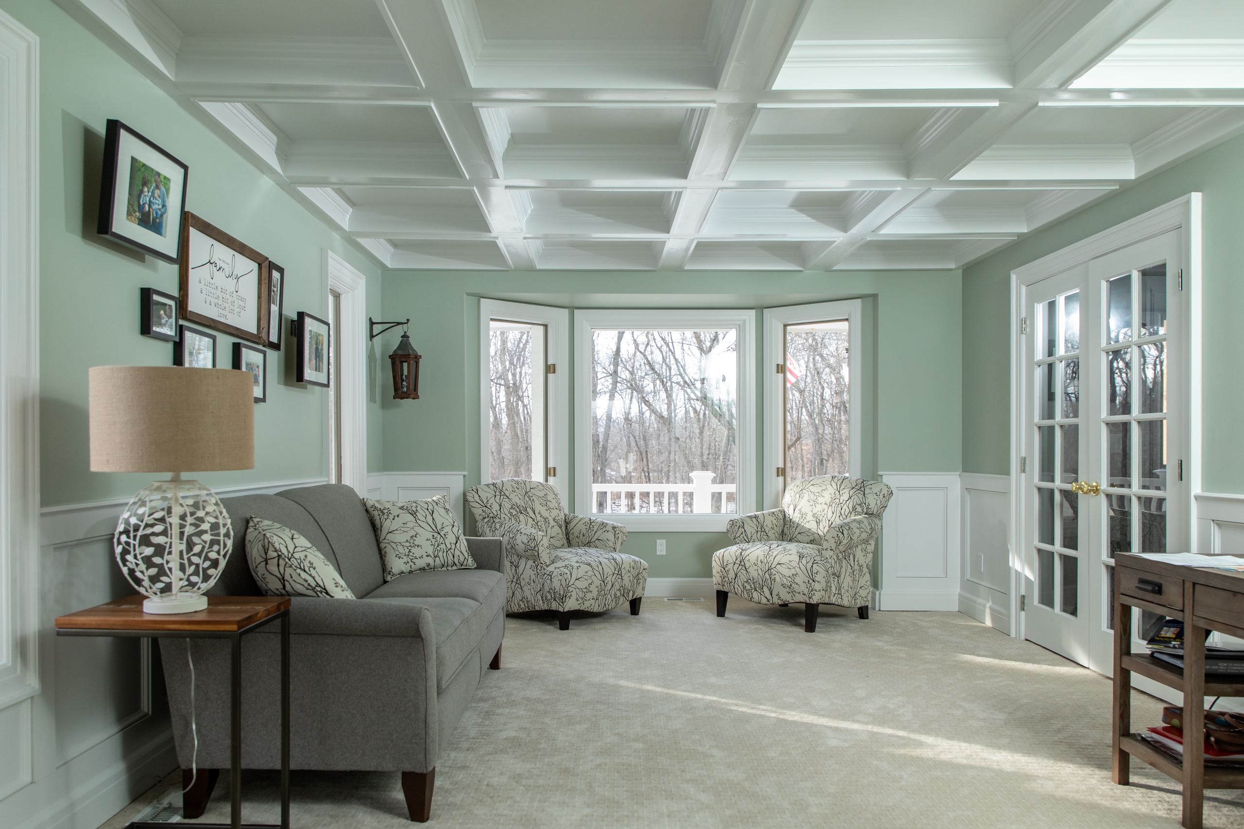 Woodline Building Company Project: Traditional Library & Bath Remodel